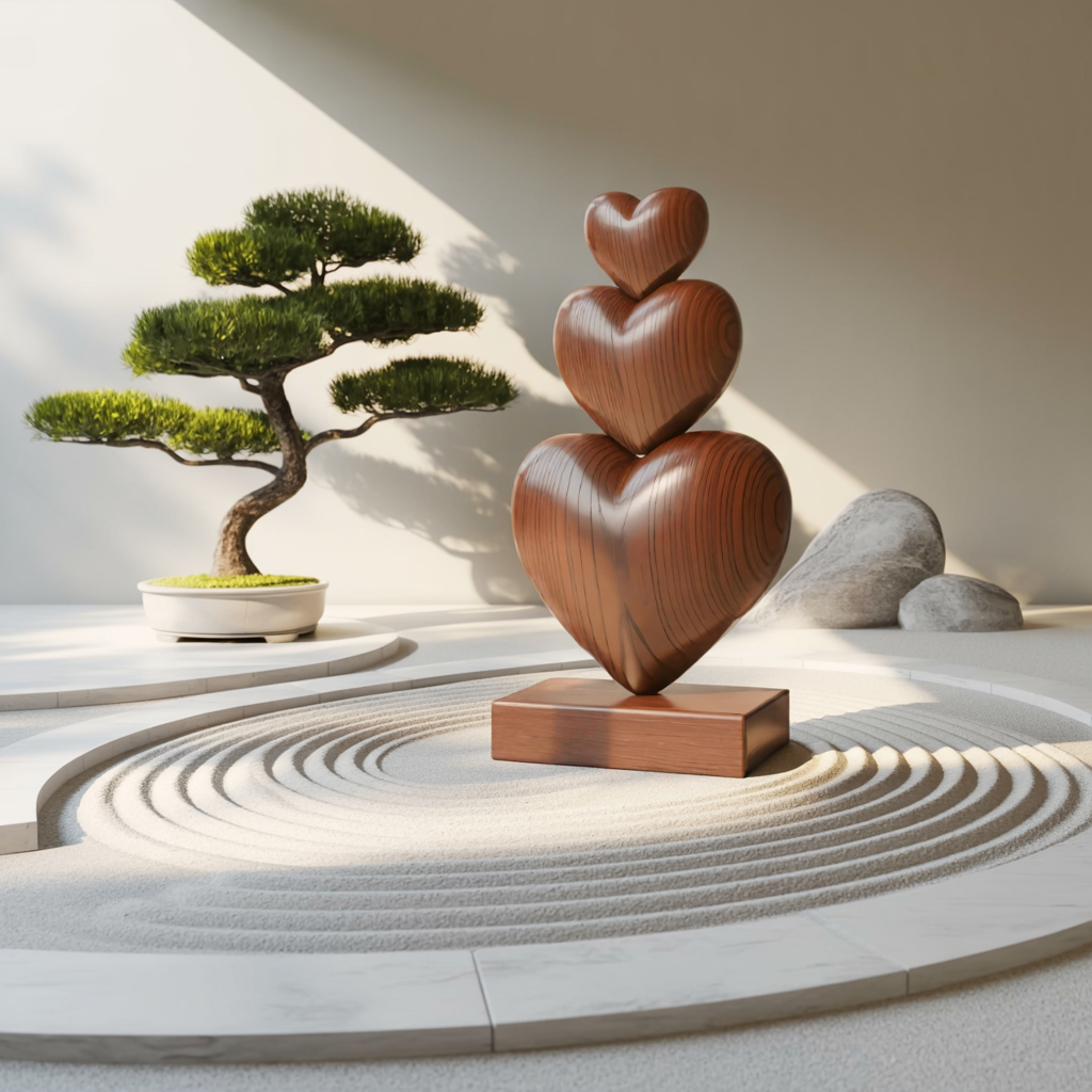 Handcrafted Wooden Sculpture For Furniture Unique Display