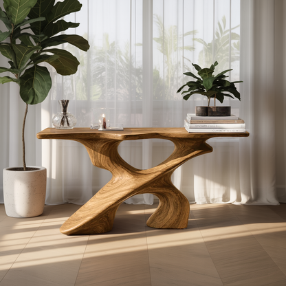 Handcrafted Console Table Furniture Decor