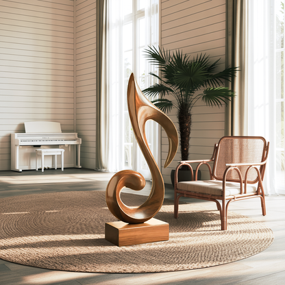 Mid Century Abstract Sculpture For Outdoor Garden Style