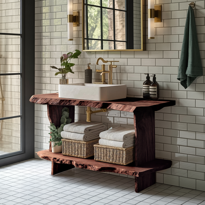 Mid Century Bathroom Cabinet For Elegant Bathroom