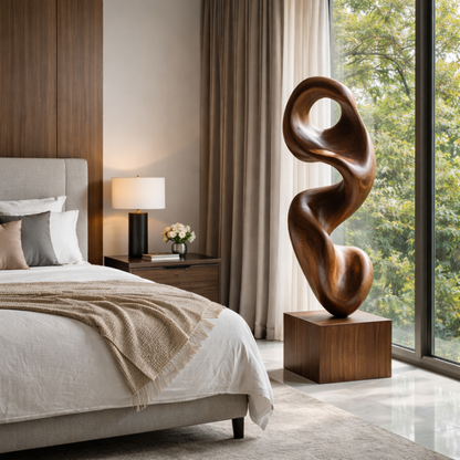 Organic Flow Sculpture for Contemporary Interior Statement