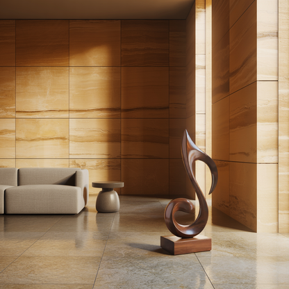 Mid Century Abstract Sculpture For Outdoor Garden Style