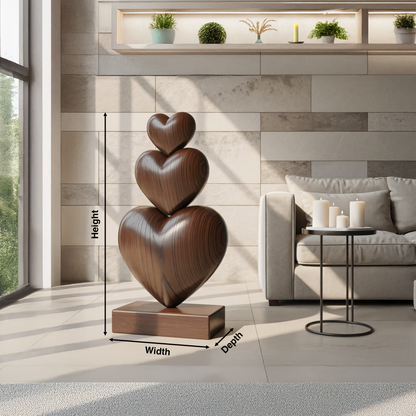 Handcrafted Wooden Sculpture For Furniture Unique Display