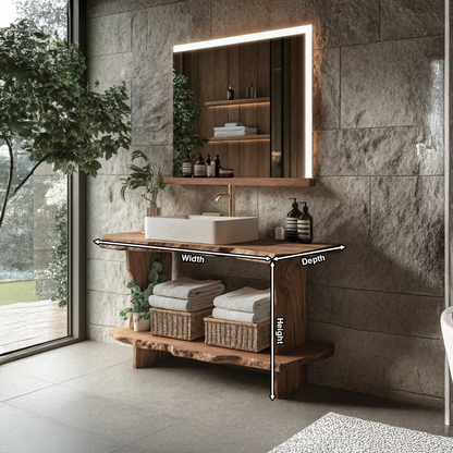 Mid Century Bathroom Cabinet For Elegant Bathroom