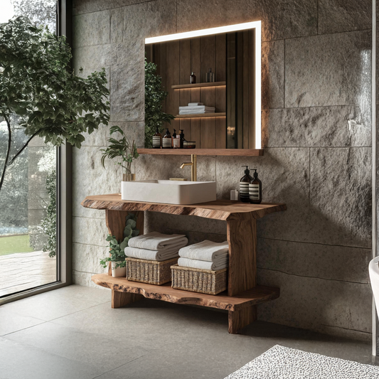 Mid Century Bathroom Cabinet For Elegant Bathroom