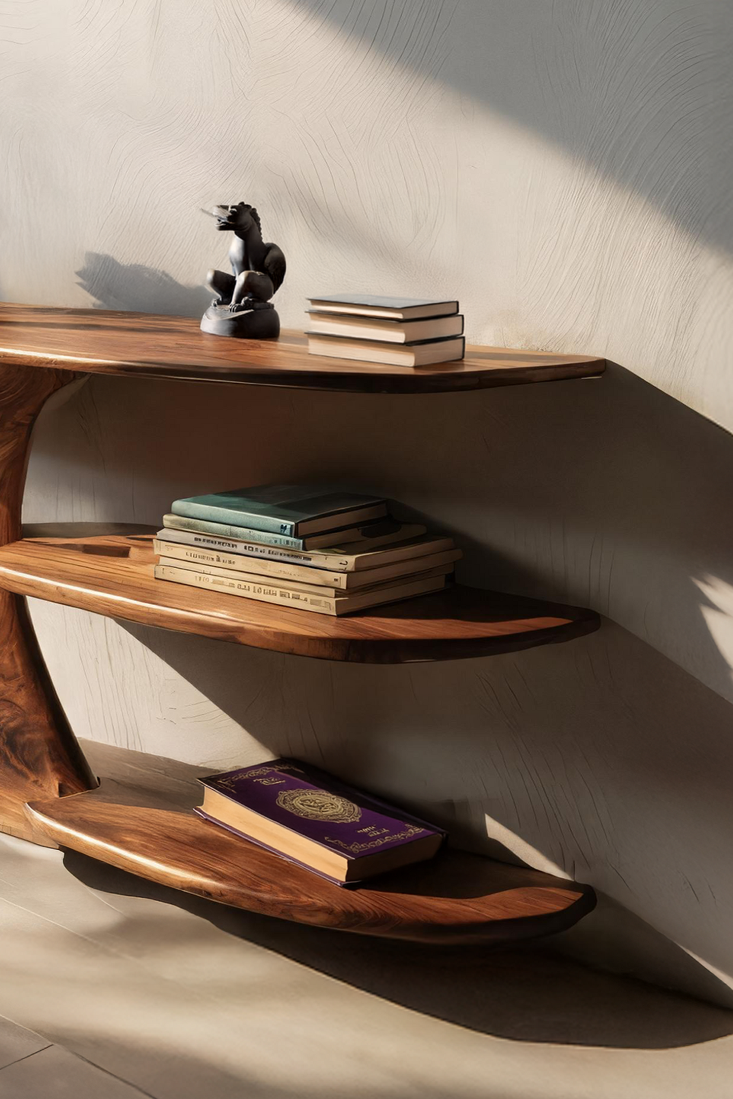 Modern Solid Wood Entryway Table For Home Organization