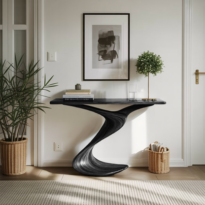 Rustic Console Table Entryway Design