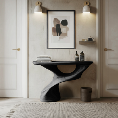 Farmhouse Solid Wood Console Table For Furniture Decor Space