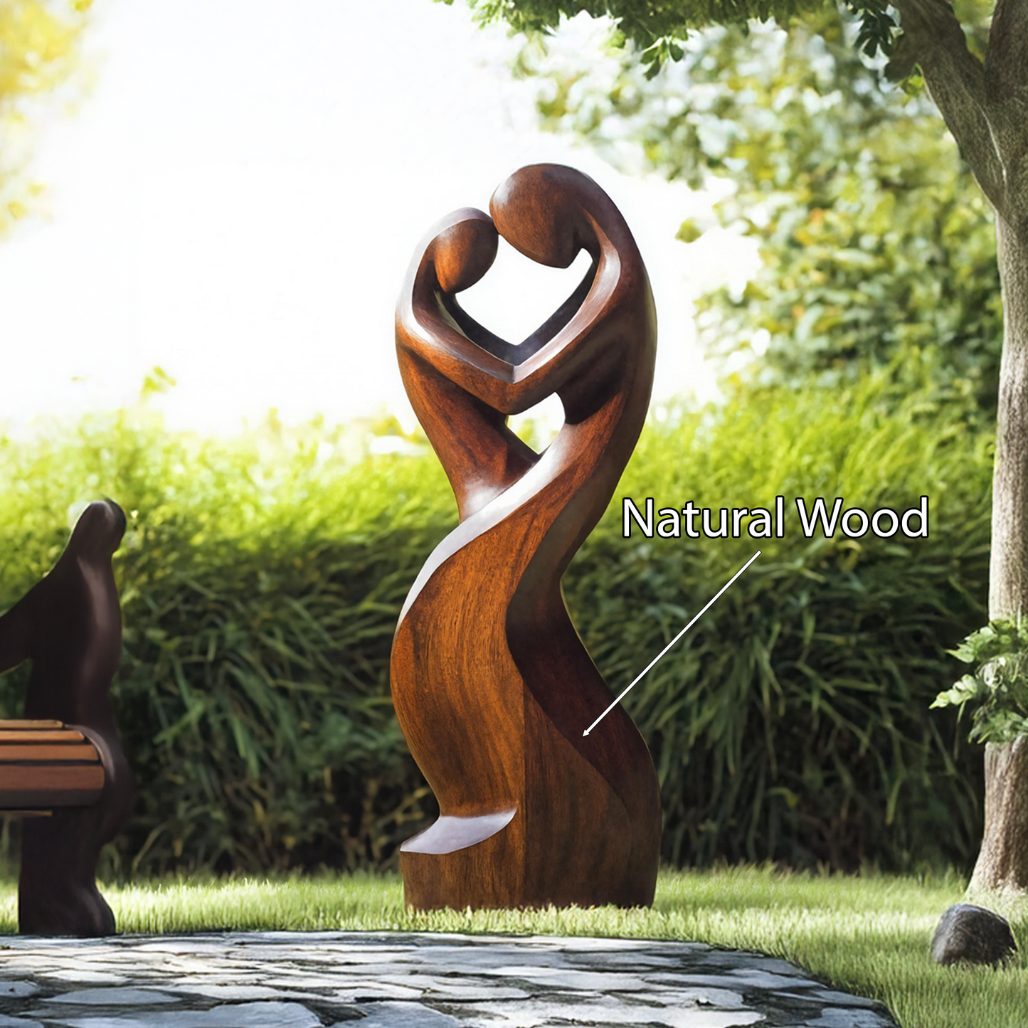 Handcrafted Abstract Sculpture For Furniture Wall Decor