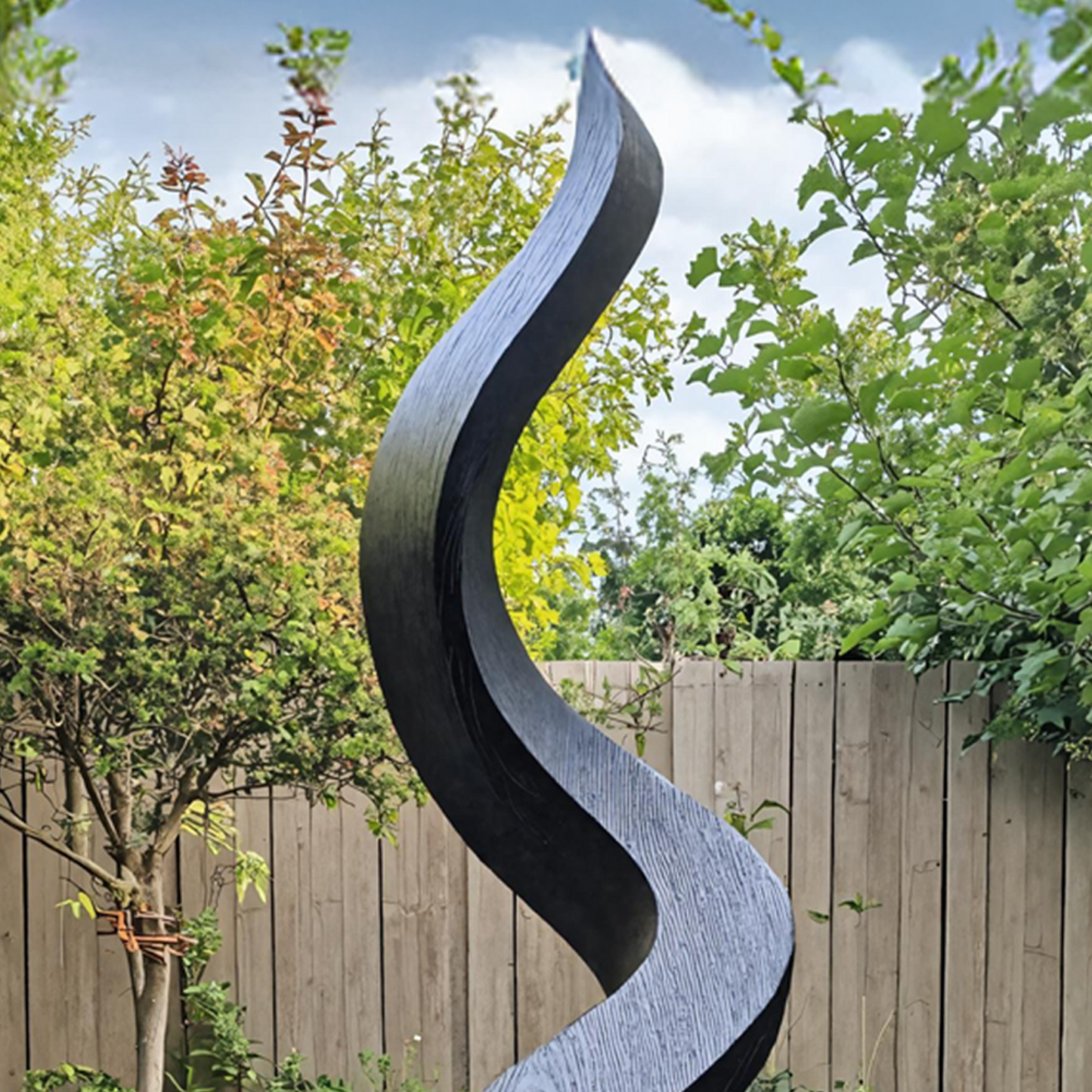 Handcrafted 3D Wood Art For Garden Focal Point Design