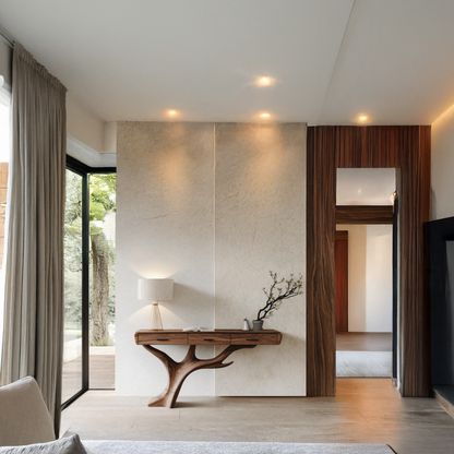 Mid Century Solid Wood Dressing Table For Living Room