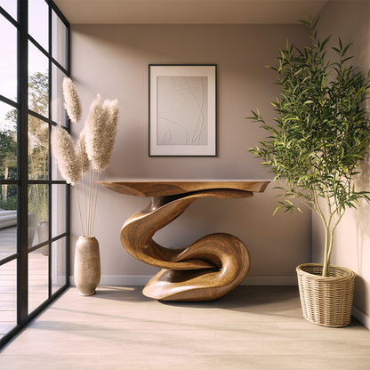 Handcrafted Accent Table Furniture Decor