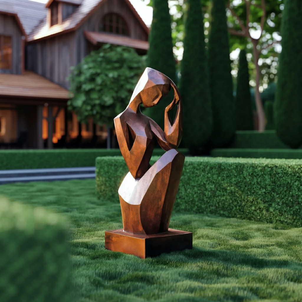 Handcrafted 3D Wood Art For Outdoor Nature Theme Setting