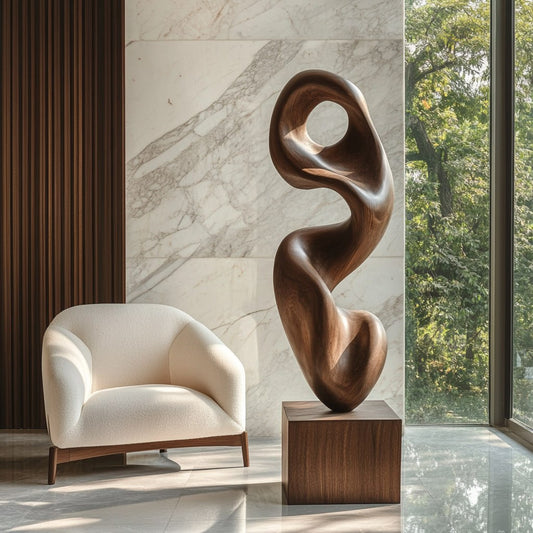 Organic Flow Sculpture for Contemporary Interior Statement