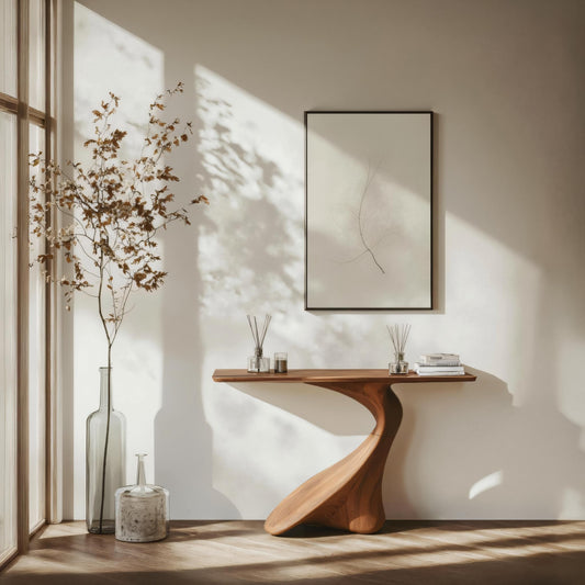 Rustic Chic Console Table Entryway Design